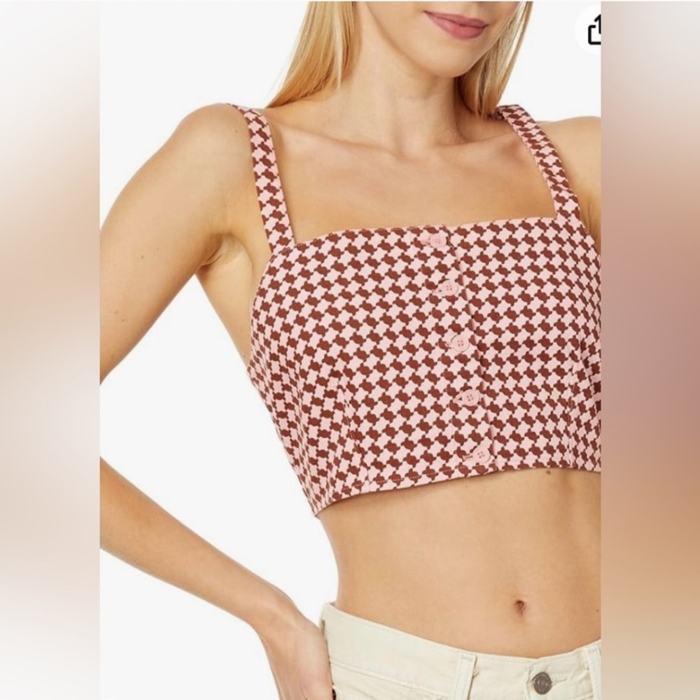 NWT Levi's Nadia Crop Top Size L - Picture 4 of 13